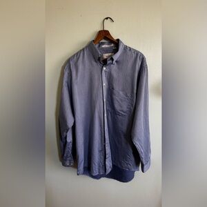 Valentino Men's Light Blue Button-Down Shirt